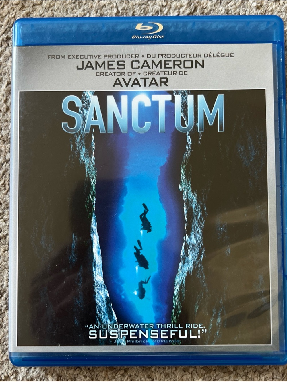 Sanctum Blu-ray Disc - Underwater Thriller (James Cameron)